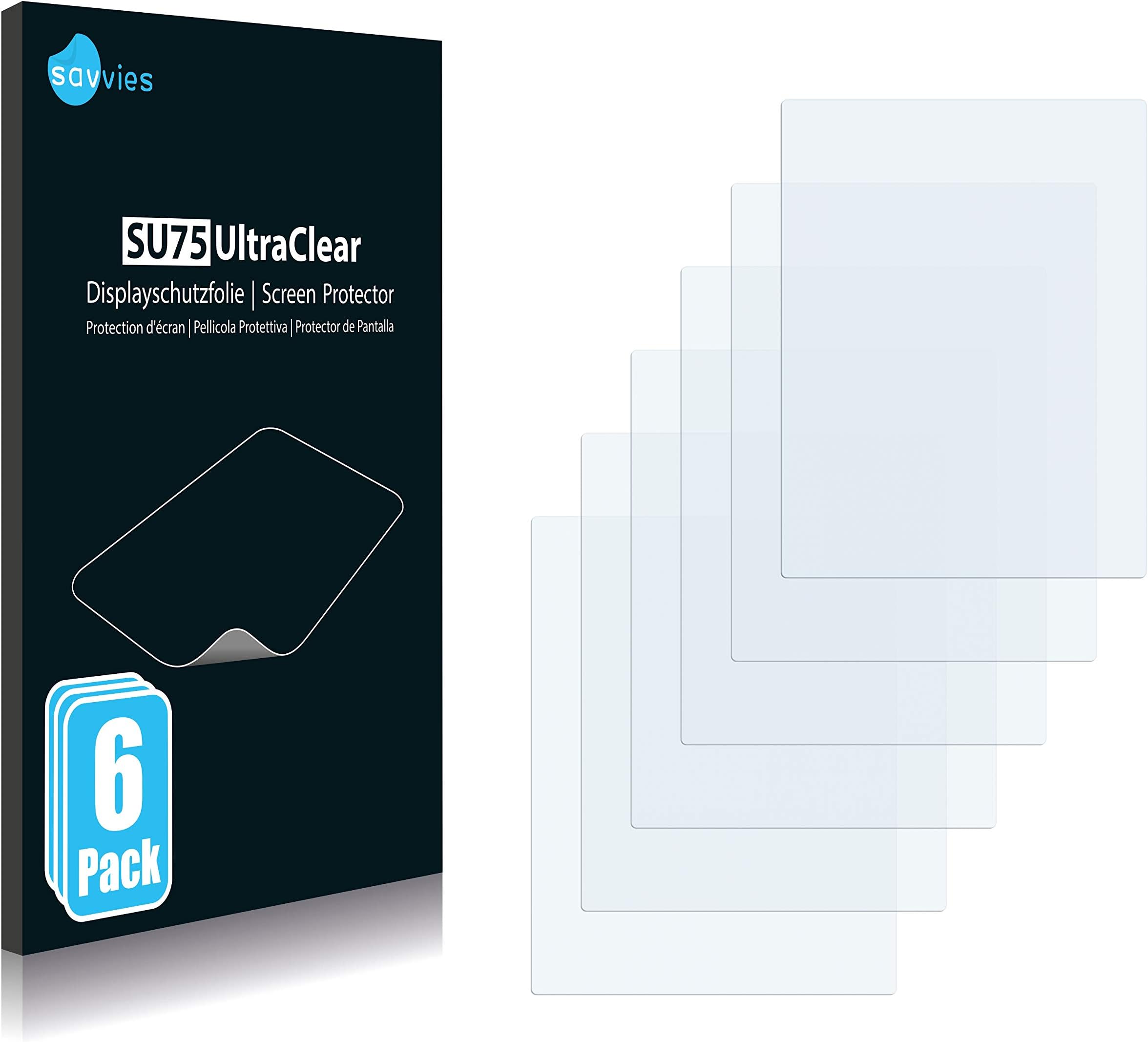 Savvies Screen Protector compatible with Coby Kyros MID8024 Protection Film Clear (6 Pack)