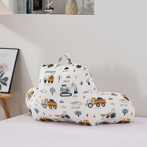 Miniatura 54 de A Nice Night Almohada de descanso para la espalda de los niños para leer y ver la televisión, almohada de descanso para descansar con cómodo apoyo