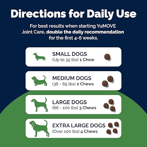 Miniatura 7 de YuMOVE Suplemento de cadera y articulaciones para perros con glucosamina, ácido hialurónico, mejillón de labios verdes y suplemento para