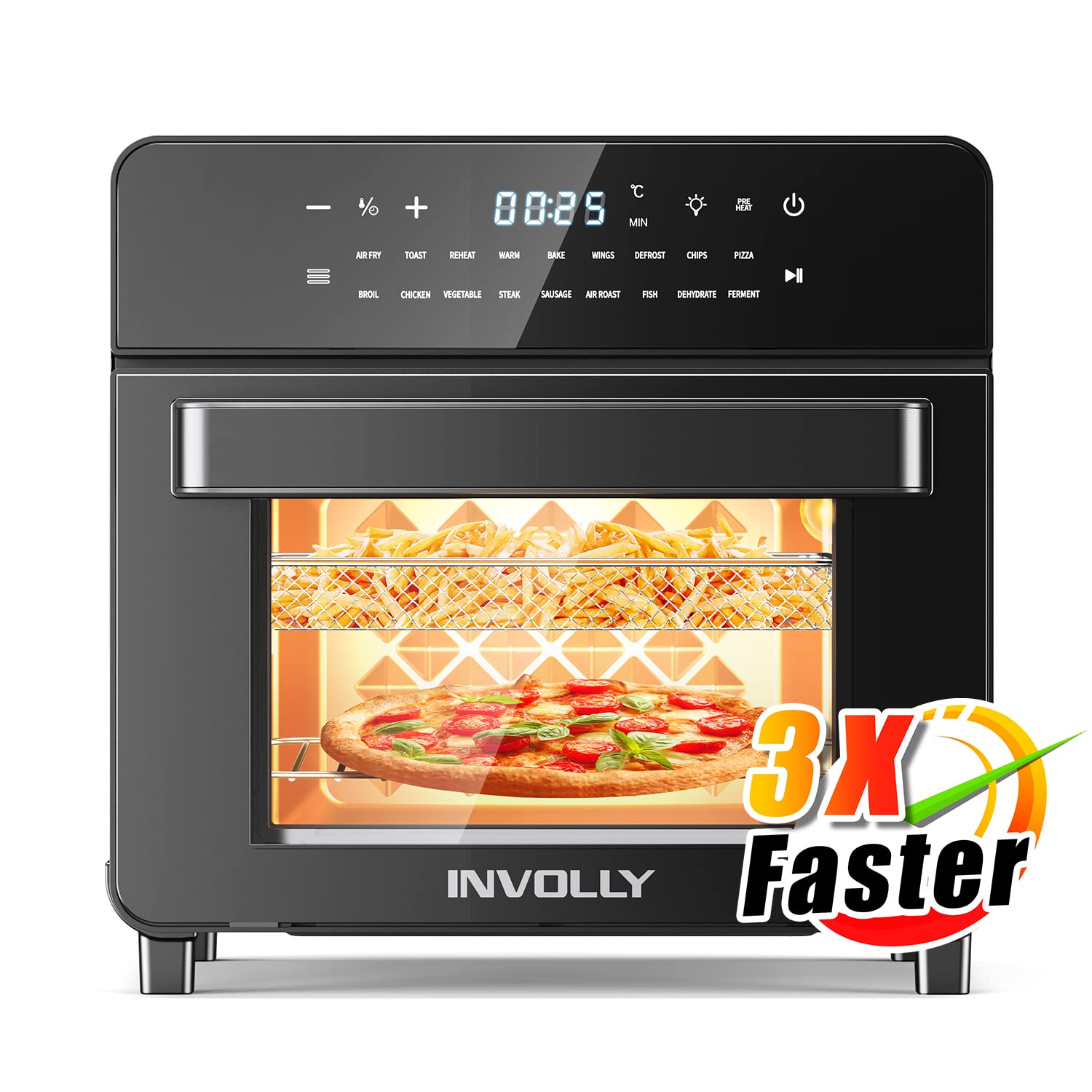 Buy Involly 15L Air Fryer Oven, Countertop Convection Mini Oven, 18 in