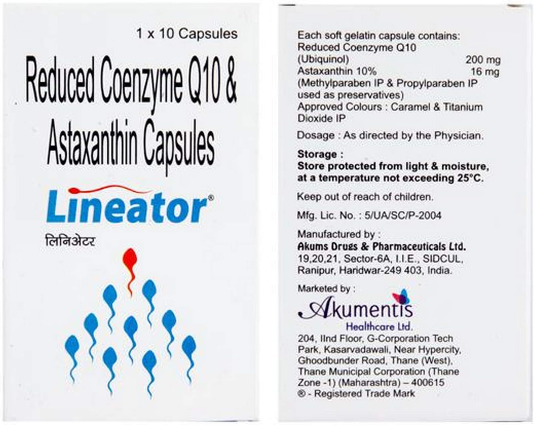 Lineator - Strip of 10 Capsules