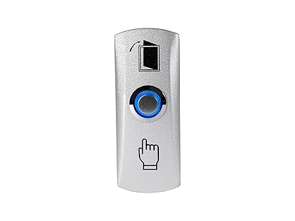 Team Office Zinc Alloy, Door Exit Push Button For Access Control (NO, NC, COM)