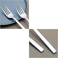 Vista 3 de Morcte Tenedor de cena de acero inoxidable, tenedor de 12 piezas