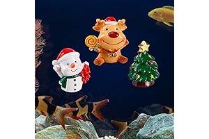 Aulock Christmas Fish Aquarium Decoration: Festive Aquatic Cheer