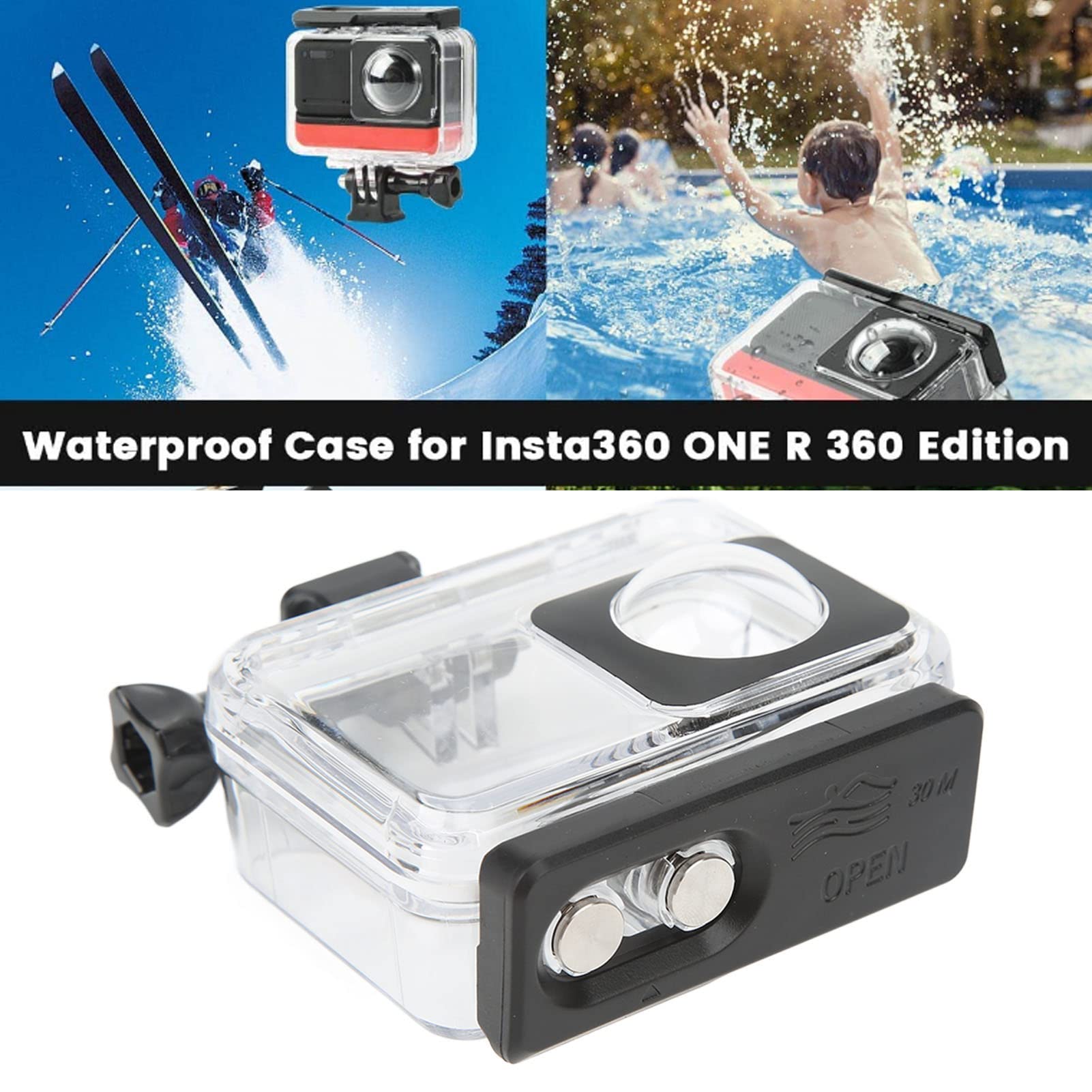 Cámara Acuatica Carcasa Subacuática Para Insta360 One RS 4K