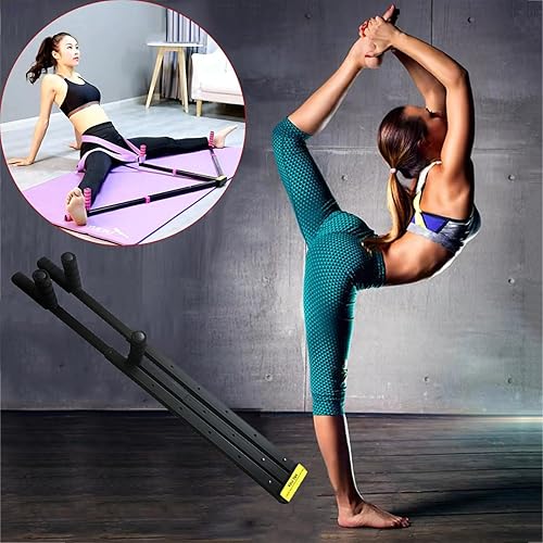 Miniatura 2 de Estirador de piernas de 3 bares, máquina de estiramiento de piernas para flexibilidad, para niños, adultos, gimnasio en casa, gimnasia, danza,