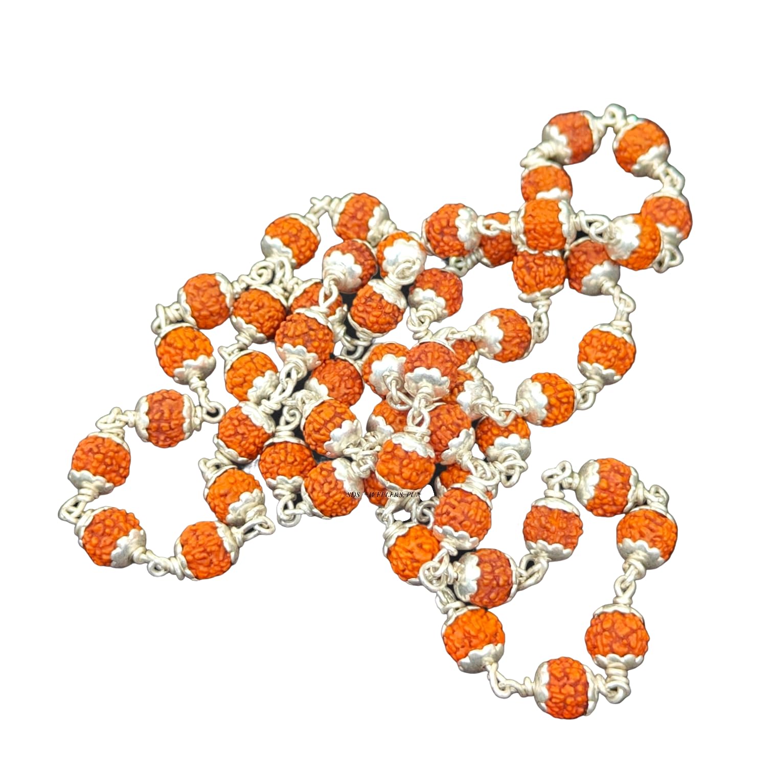 SENDAN Original 925 silver rudraksha mala for men (5 Mukhi, 8MM, 54 Beads, 30 Inchs) (B0CNS8T2JT) Amazon Price History, Amazon Price Tracker