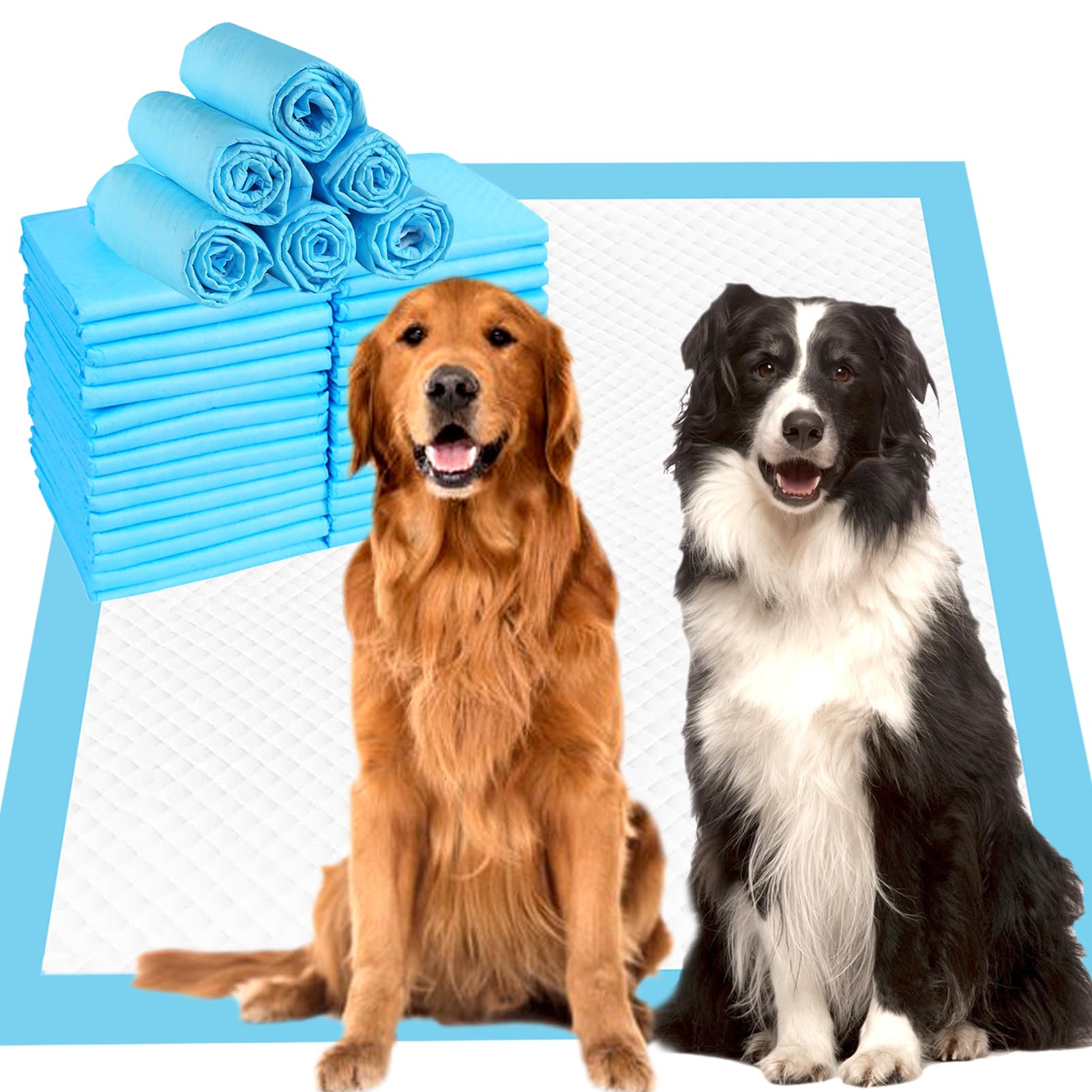 100 Count Dog Pee Pads Extra Large,36"x36"Pee Pads for Dogs Absorbent & Leak-Proof,Disposable Pet Training and Puppy Pads for Cats Dogs Rabbit