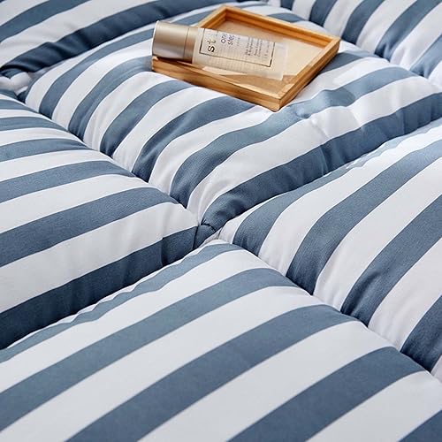 Miniatura 4 de YSUEFIJO Down Alternative All Season Duvet with 100% Cotton Fabric, Lightweight and Warm Quilted Reversible Comforter, Machine Washable Duvet