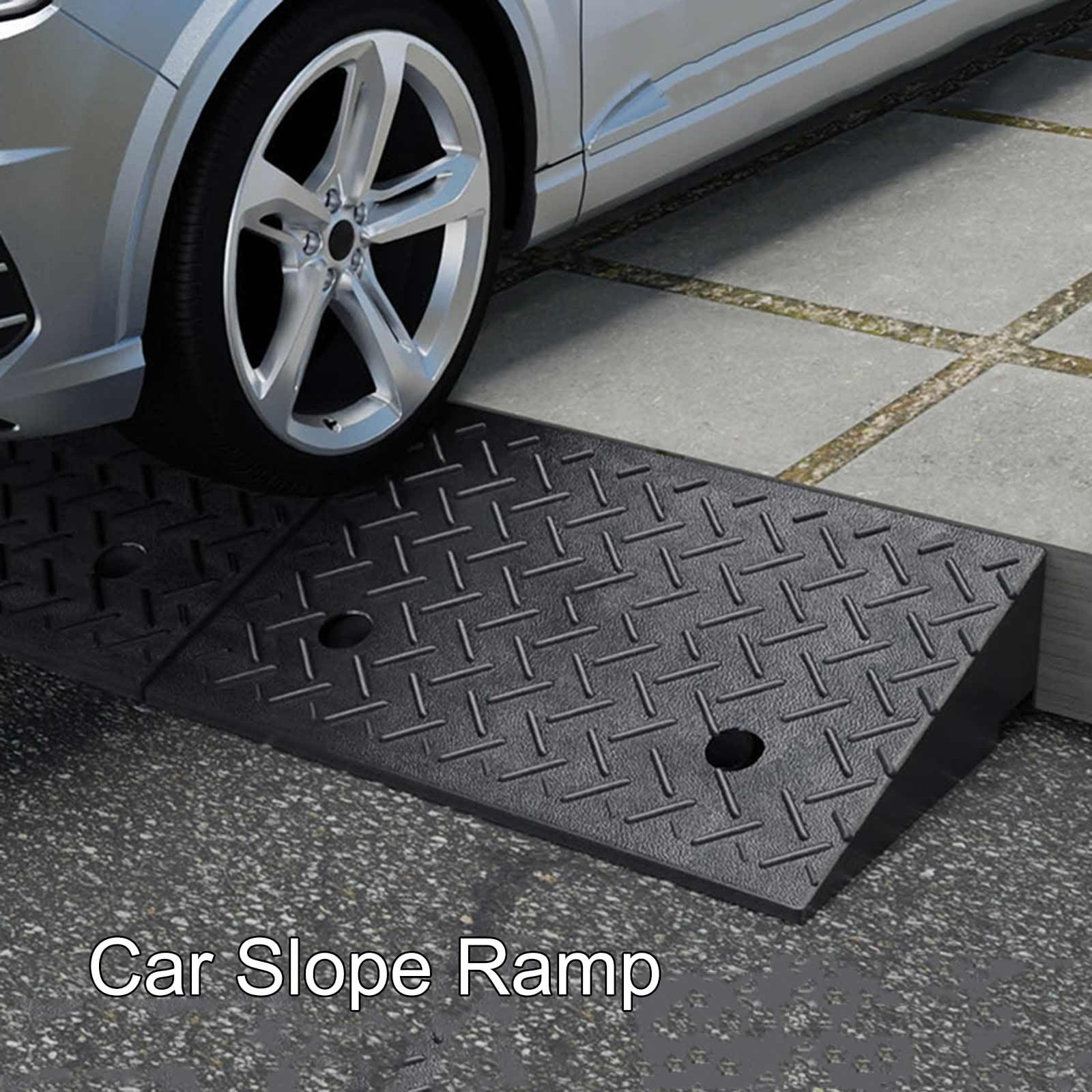 YAEGER Rampa de Umbral de Goma Rampa de Acceso para VehíCulos Antideslizante Rampa de TransicióN PortáTil para Coches, Sillas de Ruedas, Bicicletas, Motocicletas(4cm)