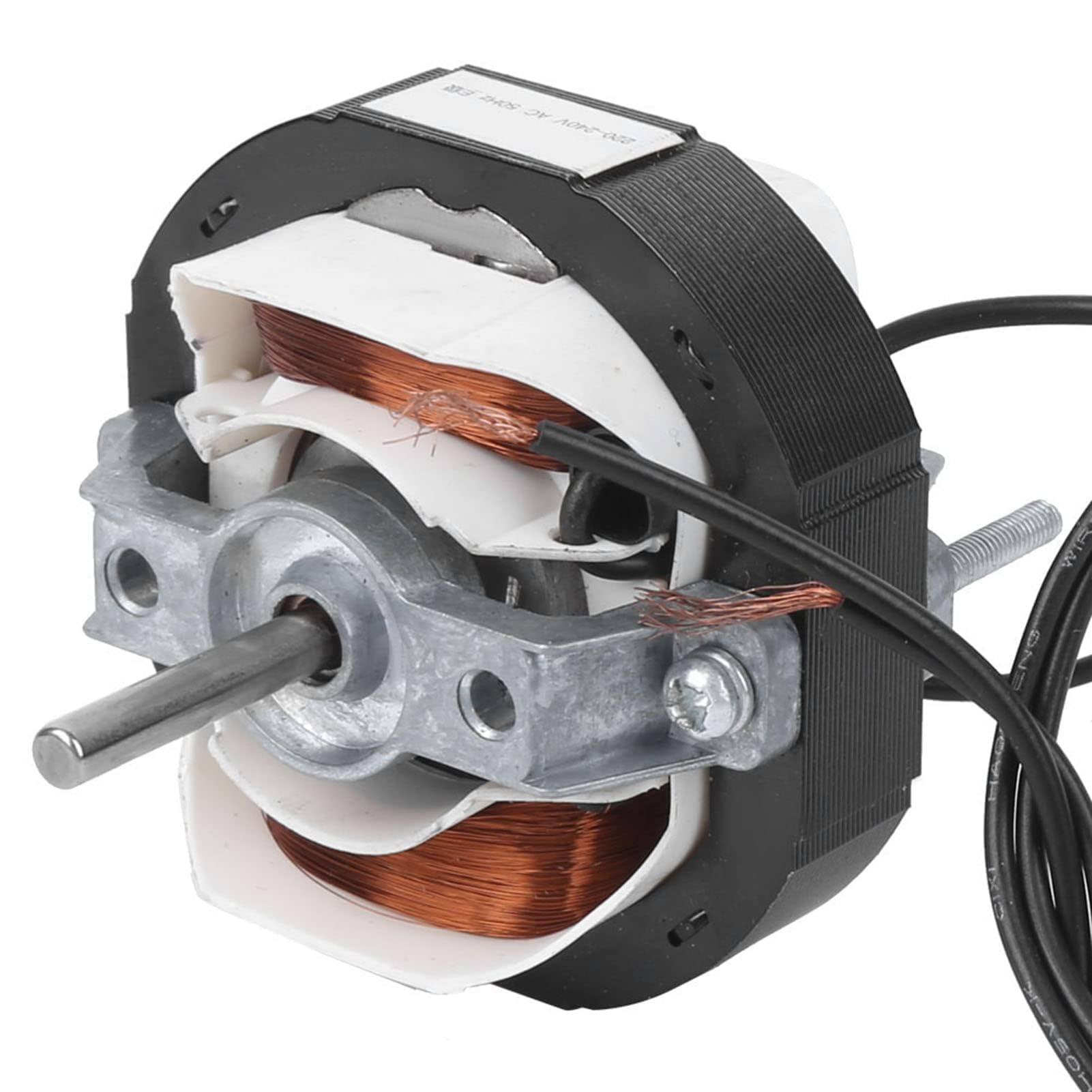 Moteur à Courant Alternatif à Arbre Long, Moteur De Ventilateur De Four, Moteur Rotatif, Moteur électrique Durable Pour Accessoires De Chauffage Et De Nettoyage D'air YJ5812 2400 Tr/min 220 V Moteur à