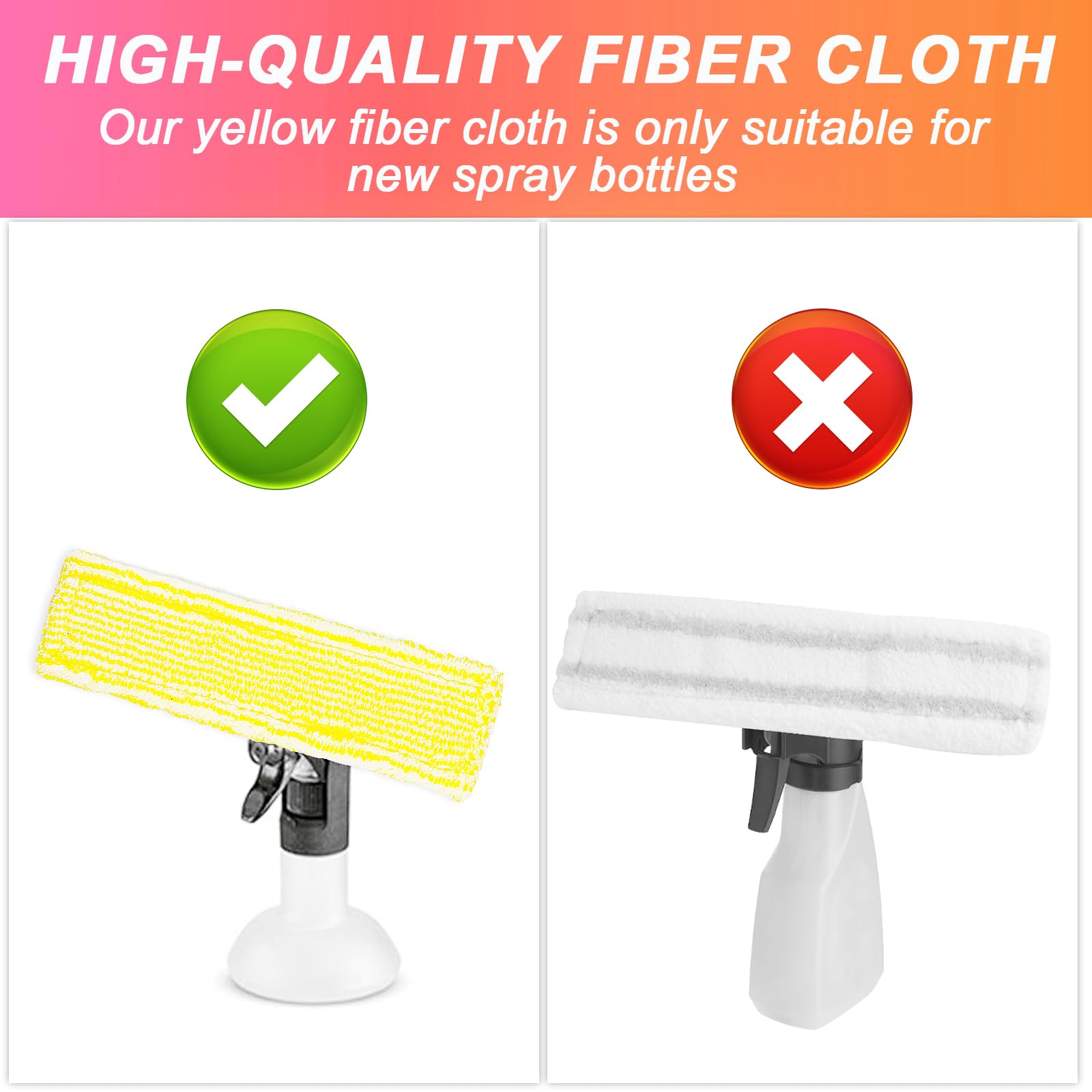 Lot De 2 Bonnettes Microfibres Pour Nettoyeur Vitre Kärcher – Pièces Neuves