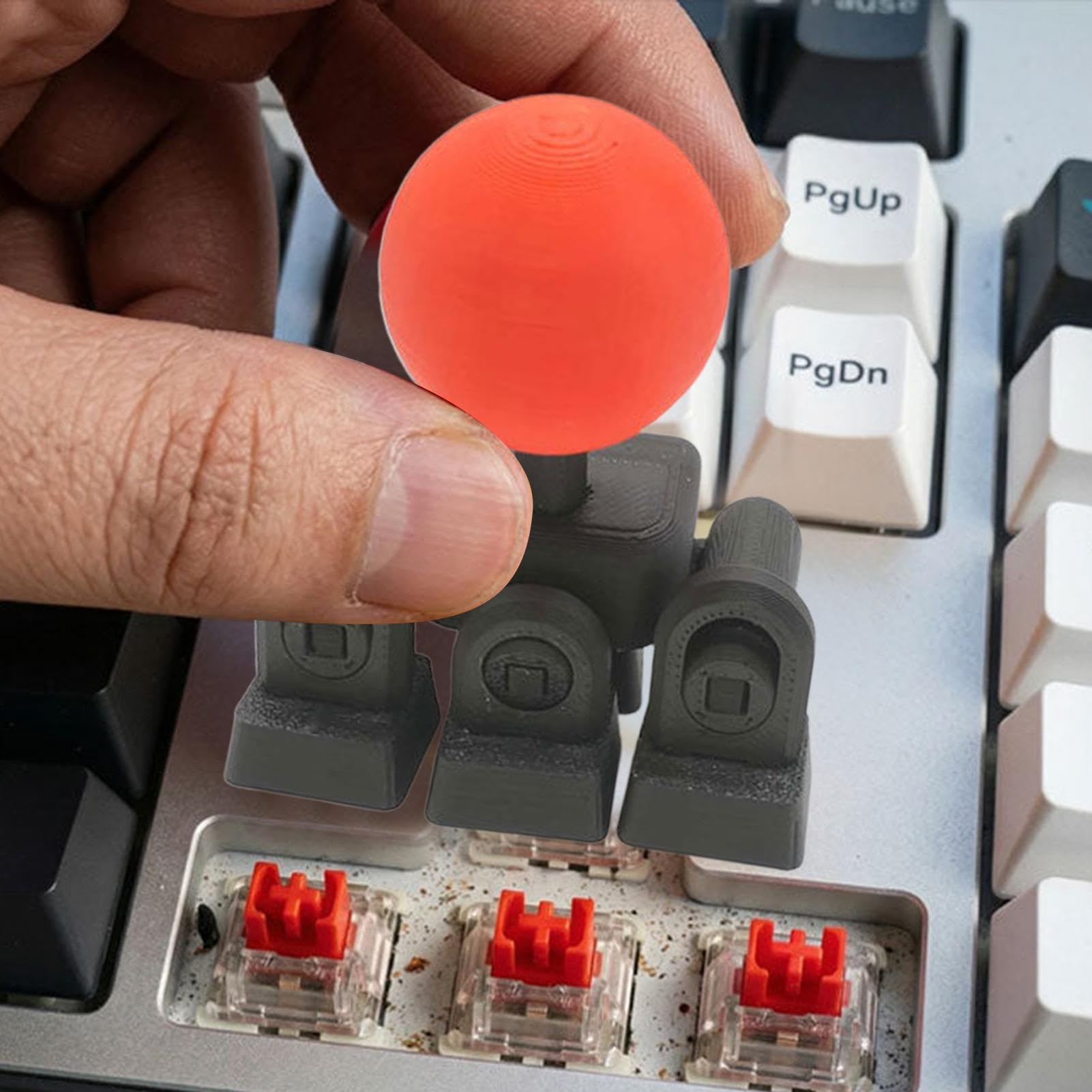 Generico Tasti Per Joystick Arcade, Joystick Pers Tastiera Stampato In 3D, Controller Tastiere Meccaniche A 4 Vie, Copritasti Joysticks Arcade, Per Arcades Esports Digitazione