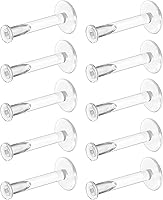 Clear Bioflex Piercing Retainers for Work, Sports, Surgery, MRI - Hypoallergenic 16g 18g Labret Studs for Ear, Lip, Nose, Cartilage