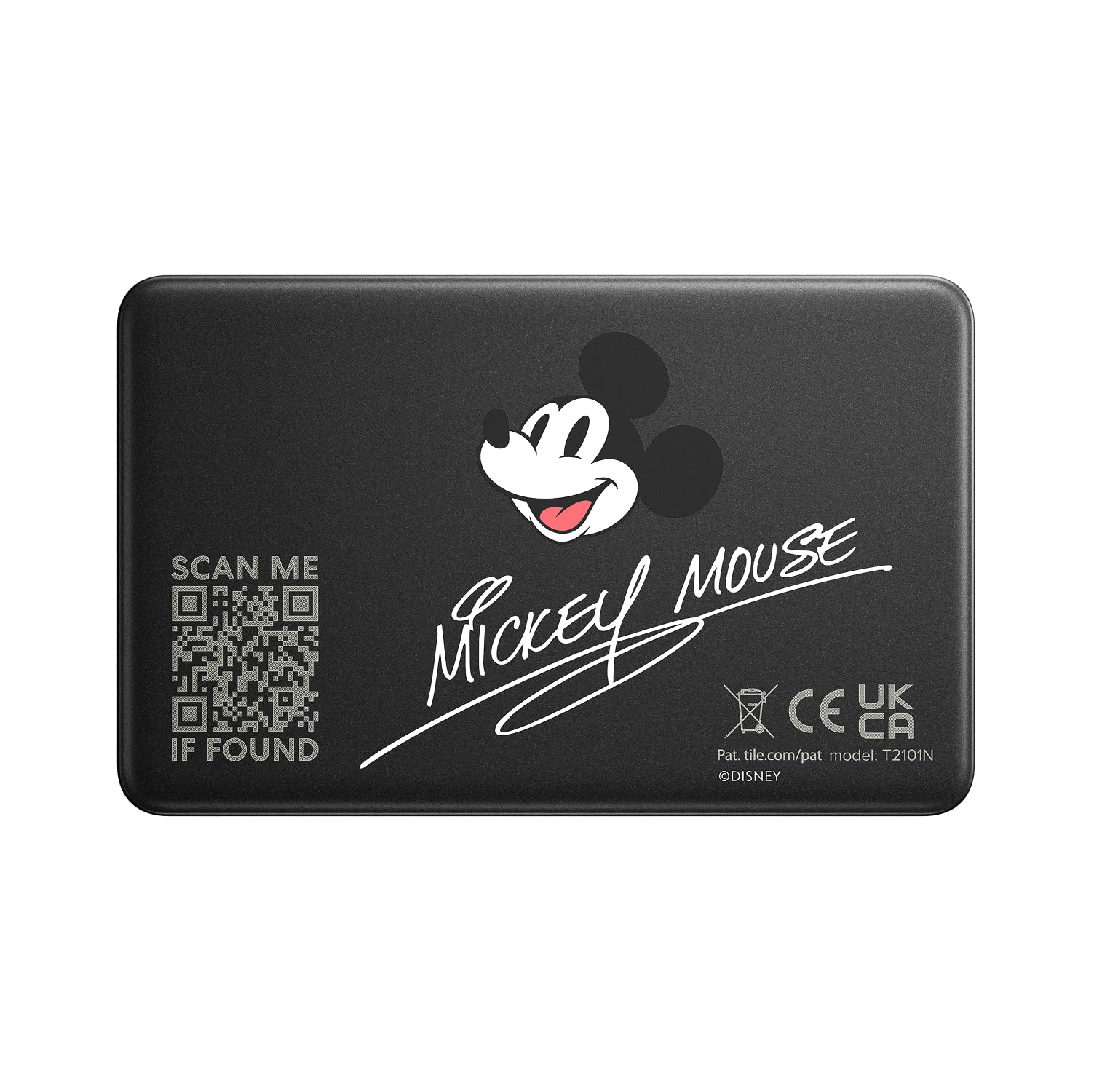 Life360 x Disney Tile - Starter Pack - Localizadores Bluetooth para Llaves, Carteras y Mucho más. Compatible con iOS y Android.Paquete de 2 (Tile Negro/Slim) - Mickey