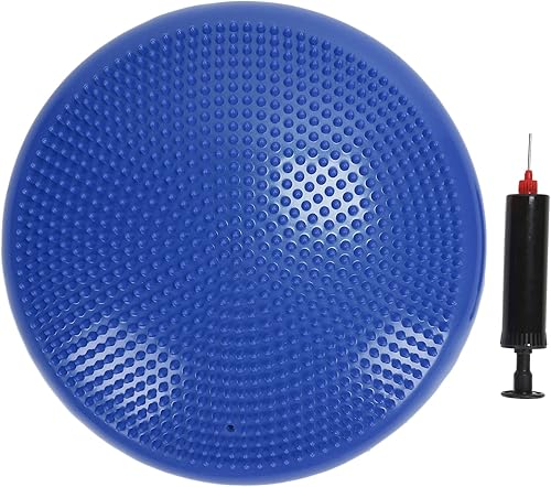 Miniatura 7 de Cojín de equilibrio de yoga, cómodo cojín inflado de estabilidad, protección contra esguinces de tobillo con bomba infladora para el hogar para sala