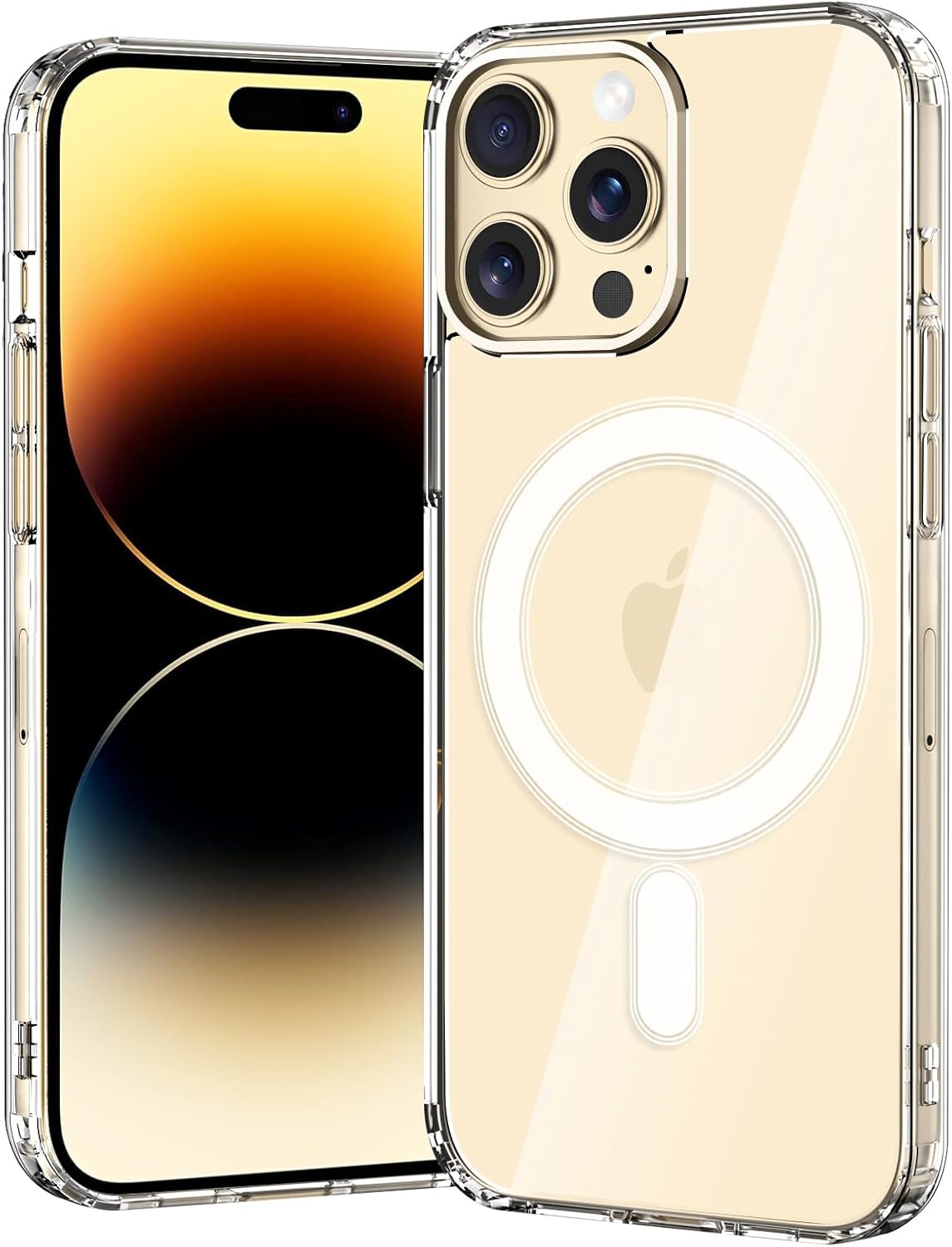 gueche for iPhone 14 pro max Case, Compatible with MagSafe, Clear Magnetic Military Grade Drop Prote… gueche for iPhone 14 pro max Case, Compatible with MagSafe, Clear Magnetic Military Grade Drop Prote…