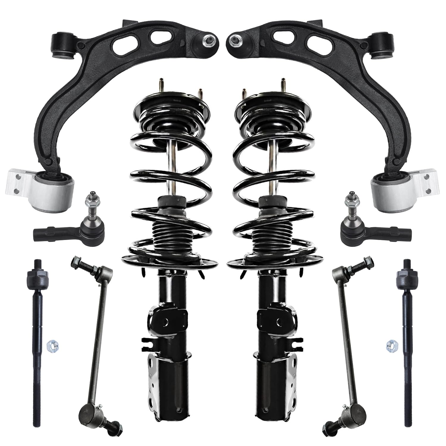 Detroit Axle - Front Suspension Kit for 2013 2014 2015 Ford Flex
