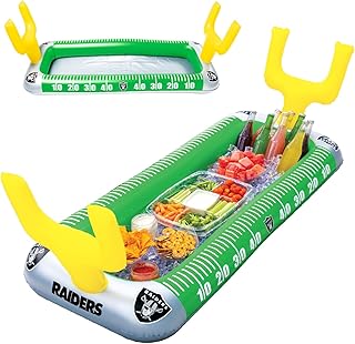 BigMouth Las Vegas Raiders 4 ft Inflatable Food Cooler Buffet Officially Licensed NFL Fan Gear Ice Serving Pool Drink Bar ...