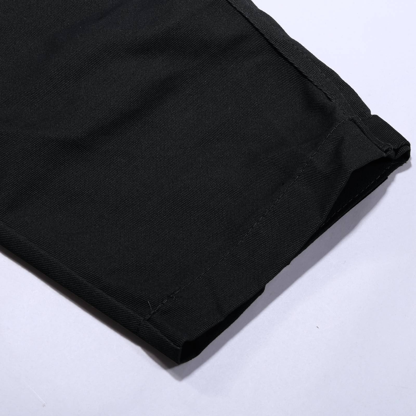 Utility Cargo Pants Men Scrub Work Pants Stretch Waist + Side Zipper Pockets Technicians Royal Blue & Hunter Green?