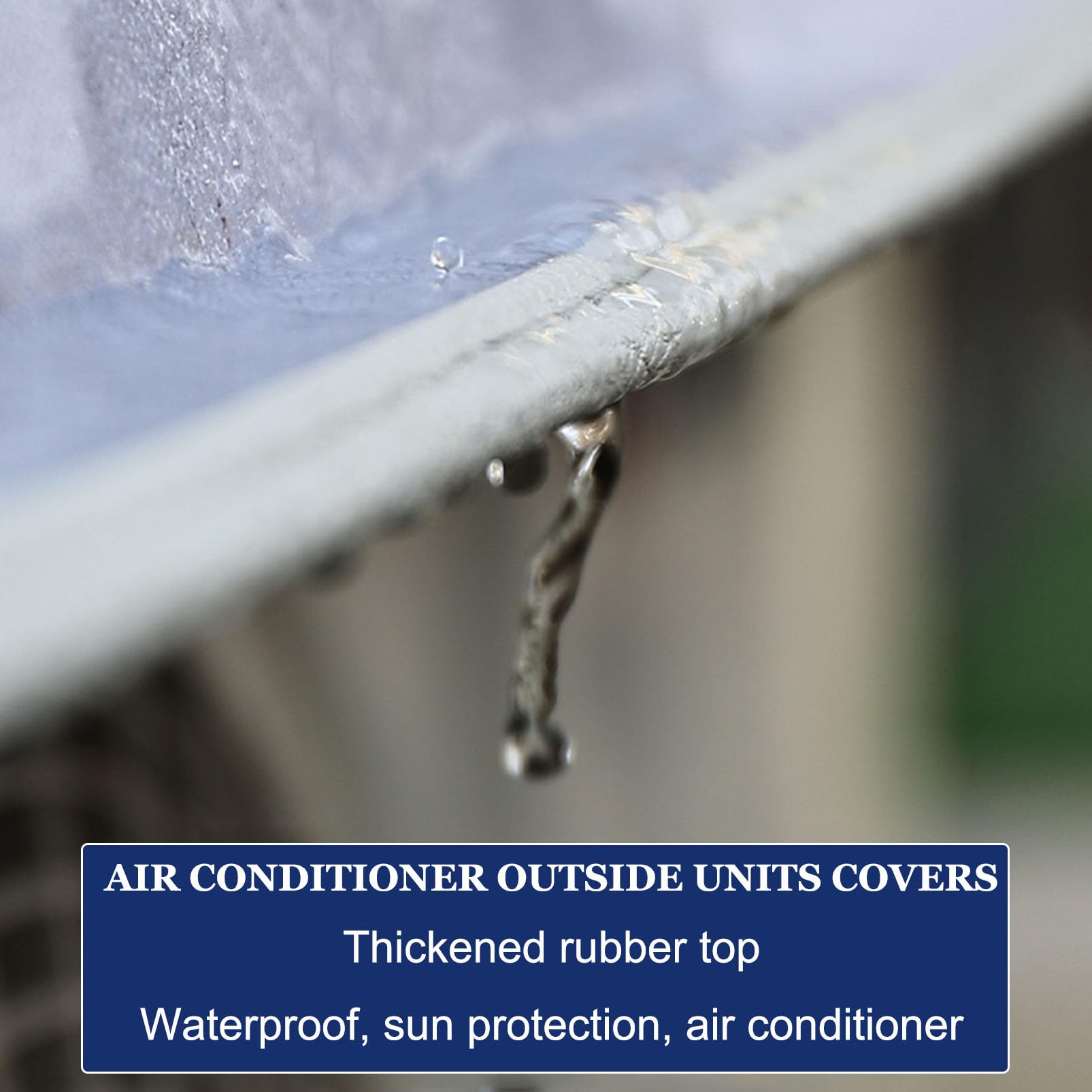 Copertura AC con rete per finestre esterne, protezione da pioggia e neve, ombrello per condizionatore d'aria per mini pompa di calore/condensatore/compressore