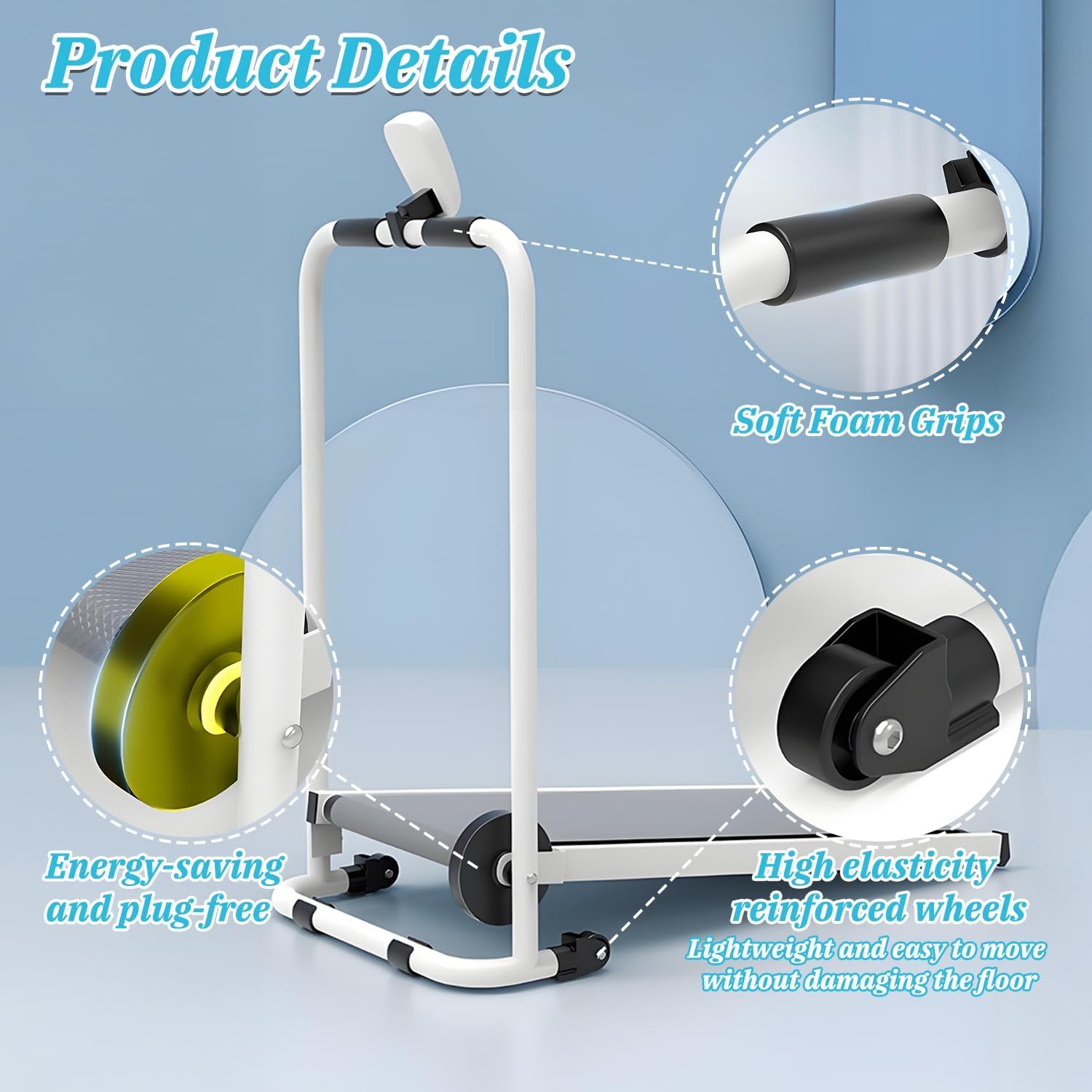 Tapis Roulant Pliable Foldable Kids Treadmill, Manual Small Mini