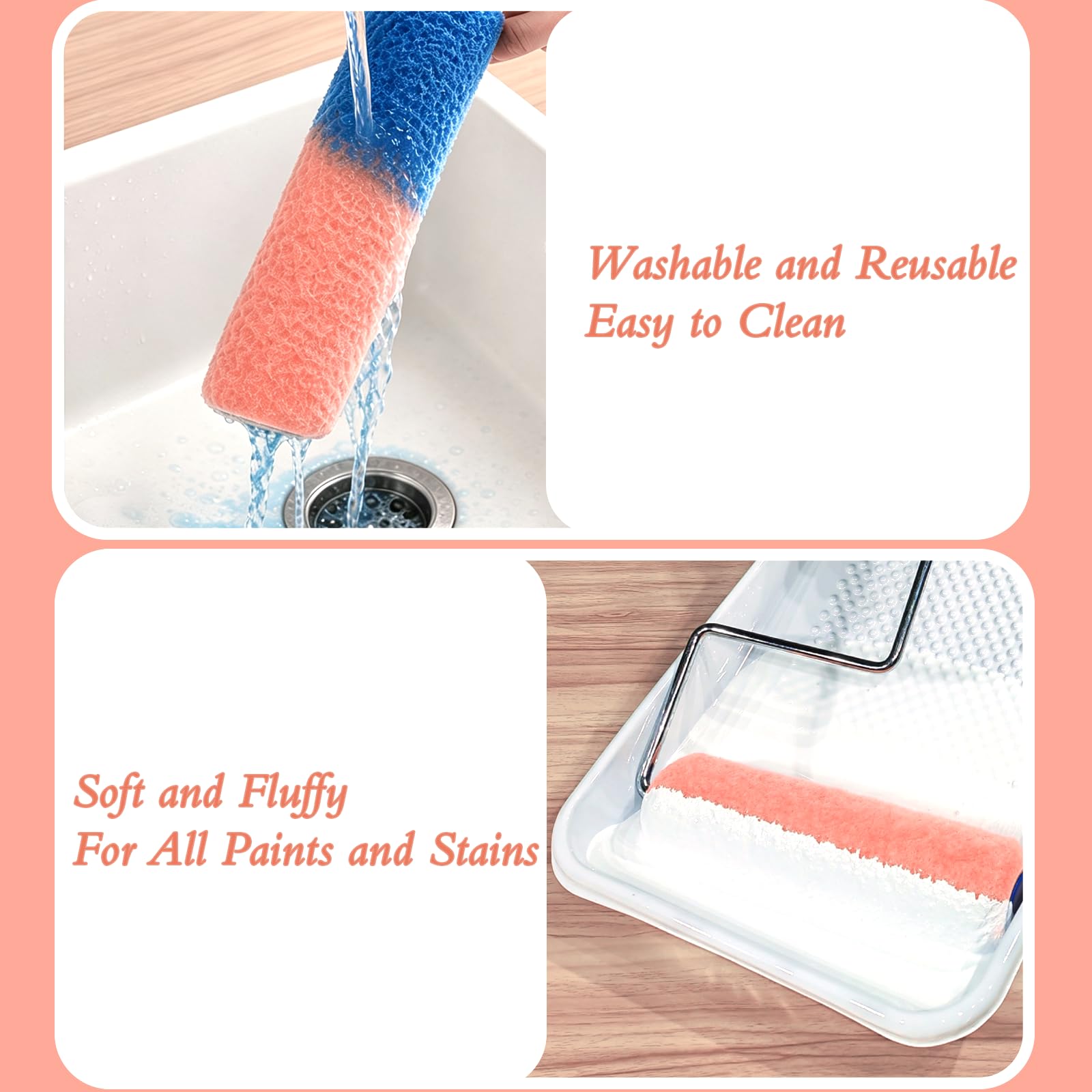 King Origin Paint Roller Covers - 18 Pack -6
