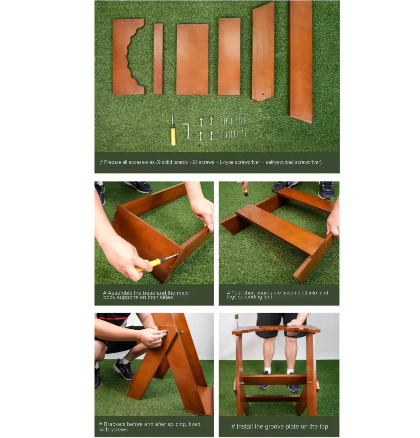 Aufbewahrung Ständer Golfschläger-Halterständer, 7 Schläger, Holz, Golf-Putter-Ständer, Boden-Präsentationsständer, Golfschläger-Organizer Golfschlager
