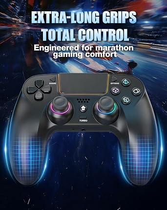 GUOC Hall Effect Joystick Controller for PS5 with 4 Back Boutton