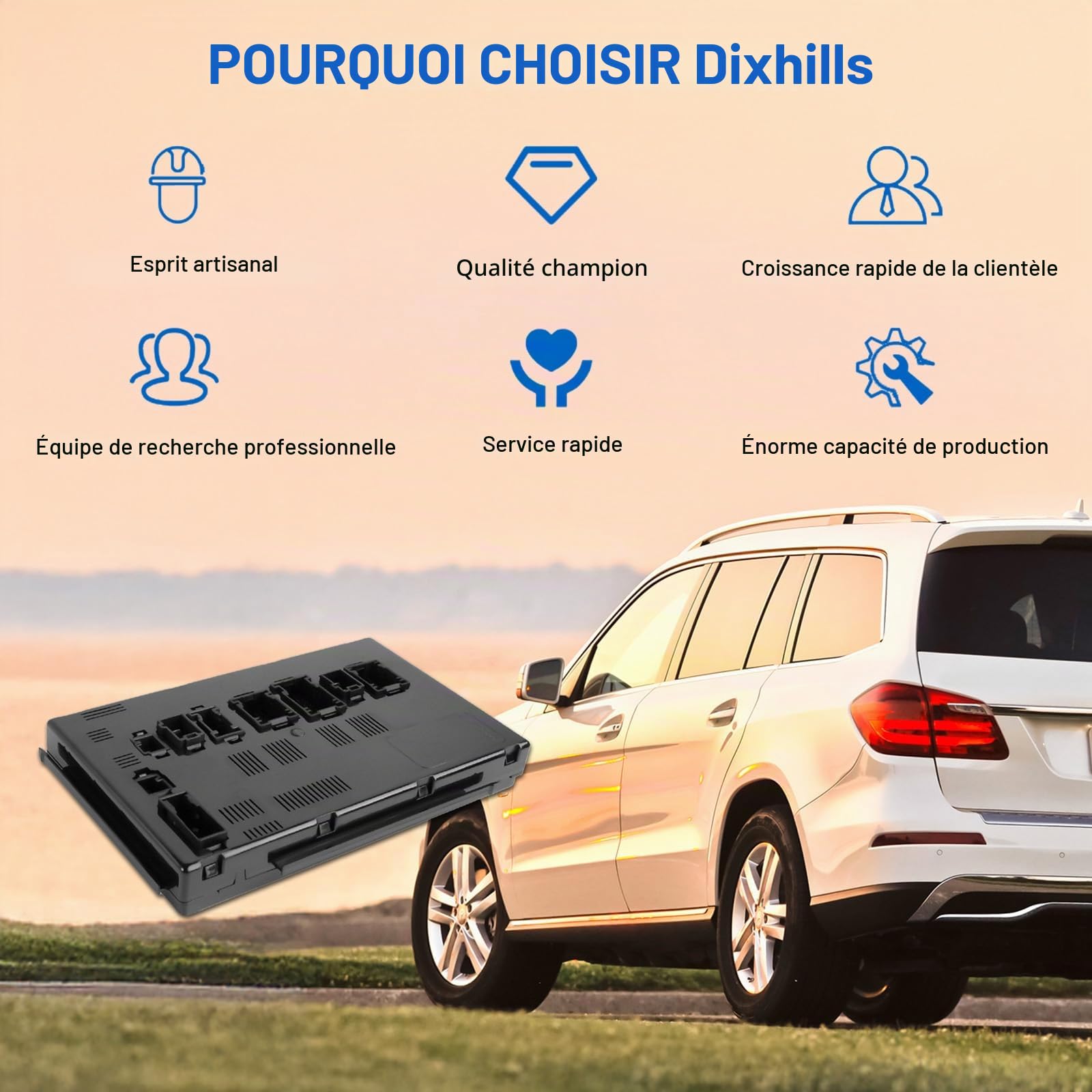 SAM Unité de commande avec module de suivi de remorque, compatible avec GL320 GL450 GL550 ML320 ML350 ML450 ML550 ML63 R350, remplace 1649005401 1649005101