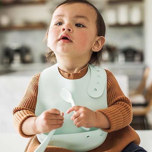 Miniatura 8 de green sprouts Unisex Baby Silicone Scoop Bib
