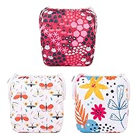 Vista 125 de ALVABABY - Pañales de natación (2 unidades, reutilizables)