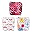 ALVABABY Cloth Swim Diaper 3pcs Baby/Toddler/Infant Snap Reusable Adjustable Swimming Diaper Baby Boy and Girl 3SWY32 Small (Pack of 3)