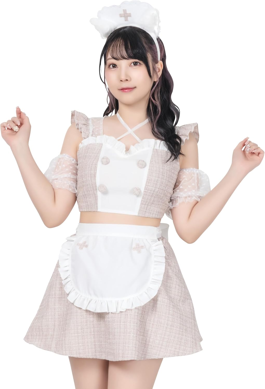 クリアストーン(Clearstone) リリカルパレット コスプレ ハロウィン ミネットナースメイド レディース ベージュ クリアストーン(Clearstone) リリカルパレット コスプレ ハロウィン ミネットナースメイド レディース ...