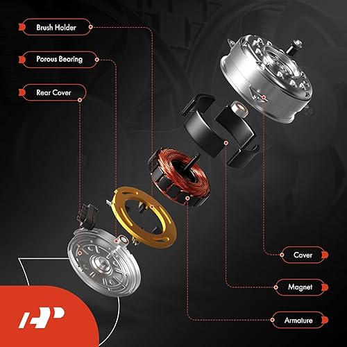 Miniatura 5 de A-Premium Motor del ventilador de refrigeración del radiador del motor compatible con Chevrolet Captiva Sport 2012-2015 y Saturn Vue 2008-2009, L4