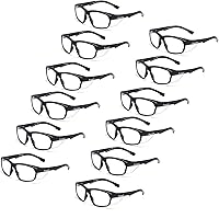 Vista 44 de ProtectX Anteojos de seguridad clásicos, lentes antivaho resistentes a los arañazos, gafas protectoras para el trabajo, interior/exterior, ANSI Z87.1