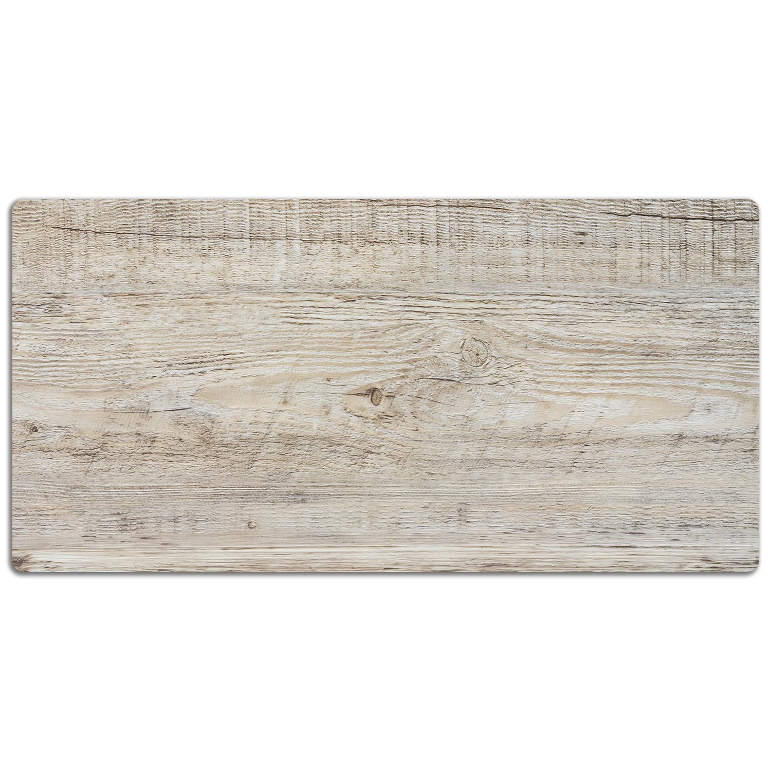 Sottomano da Scrivania 120x60 cm Impermeabile in Vinile PVC Protezione e Decorazione Facile da Pulire Superficie Protettiva per Ufficio e Casa Antiscivolo - Legno vecchio