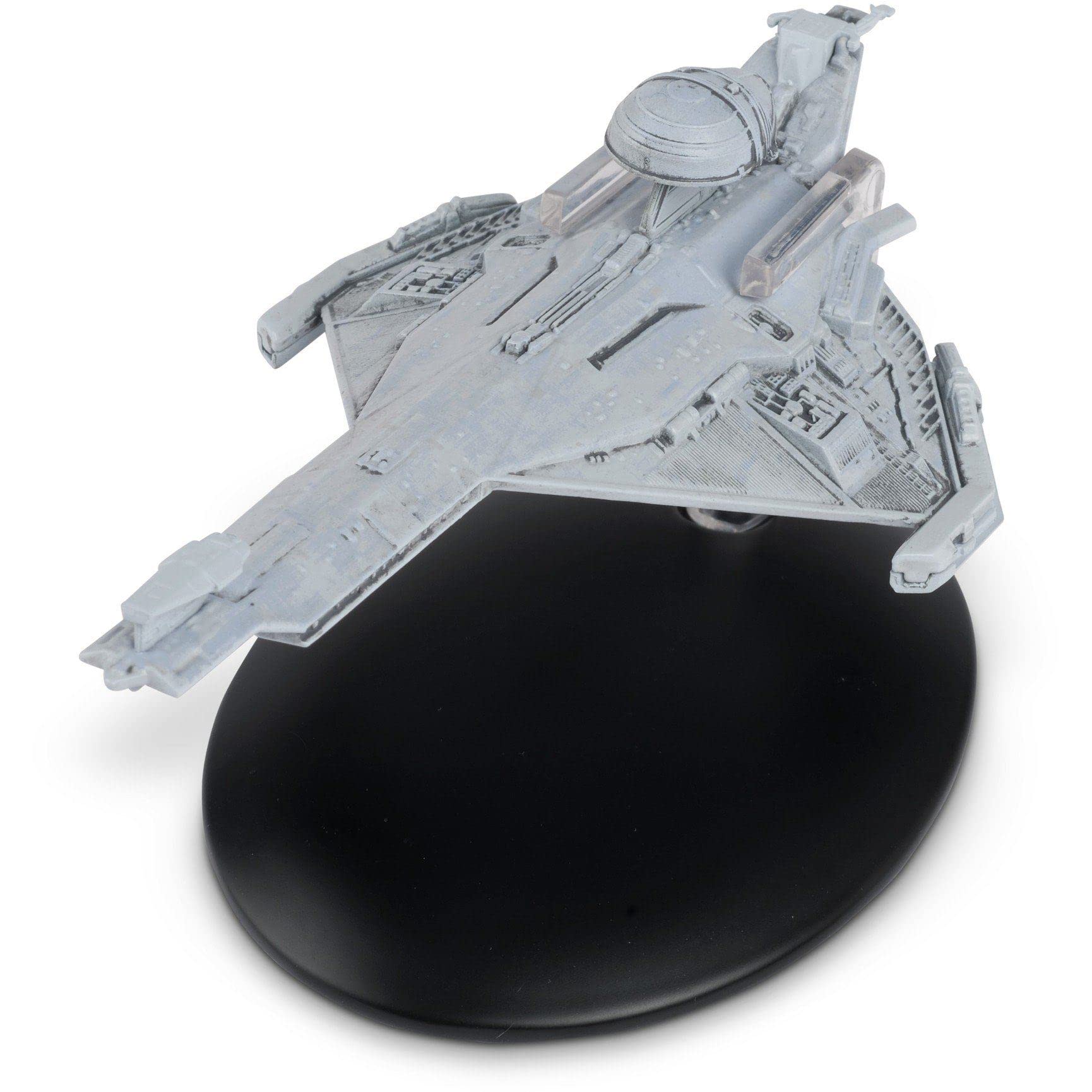 Hero Collector - Promellian Battle Cruiser Model Die Cast Ship (Star Trek) Gray ABS Material, Tabletop, Hand Painted with Intricate Detail