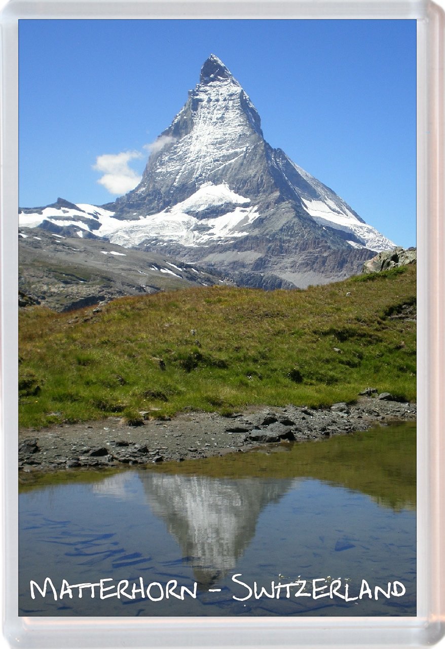 Baked Bean Store Matterhorn - Switzerland - Jumbo Fridge Magnet Id644