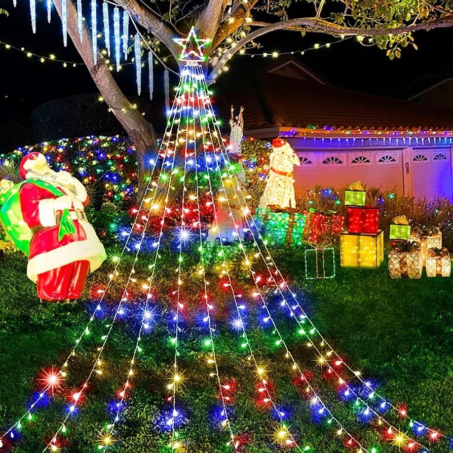 12.6 FT Waterfall Christmas Lights photo review