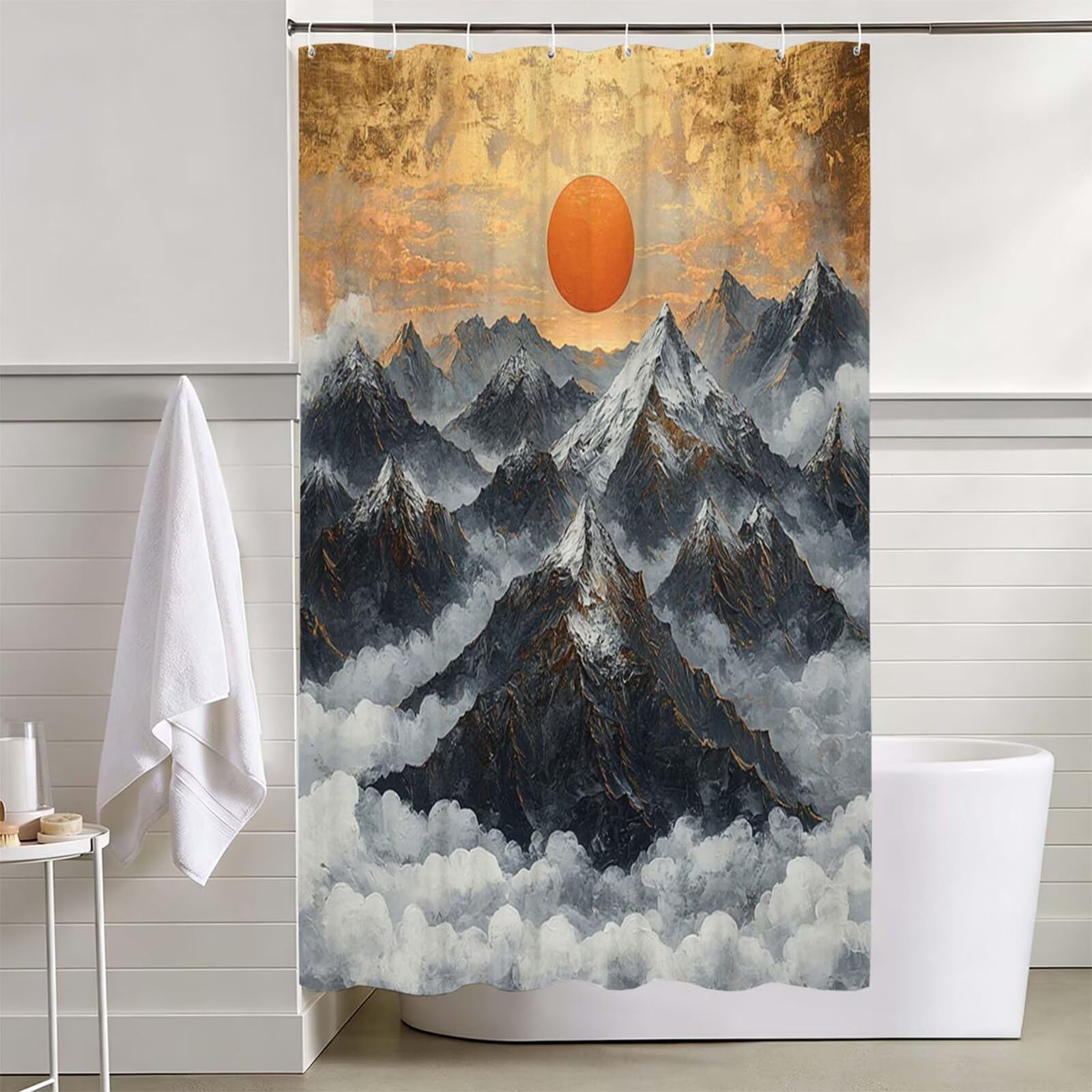 Tenda da Doccia grigio, Tenda Doccia 180x180cm L-79
