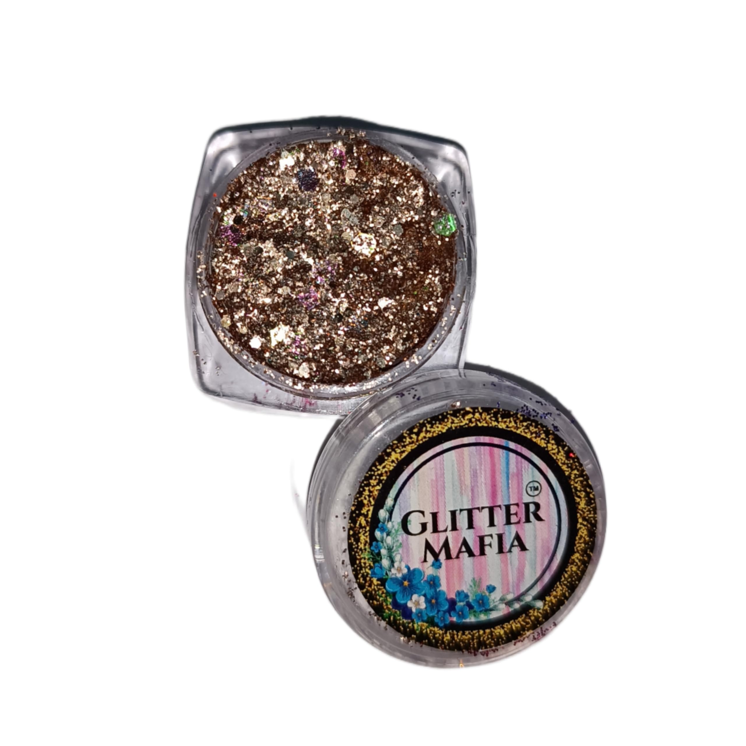 Glitter MafiaGlitter by Glittermafia highly pigmented pressed glitter - 05 gram (Beige)