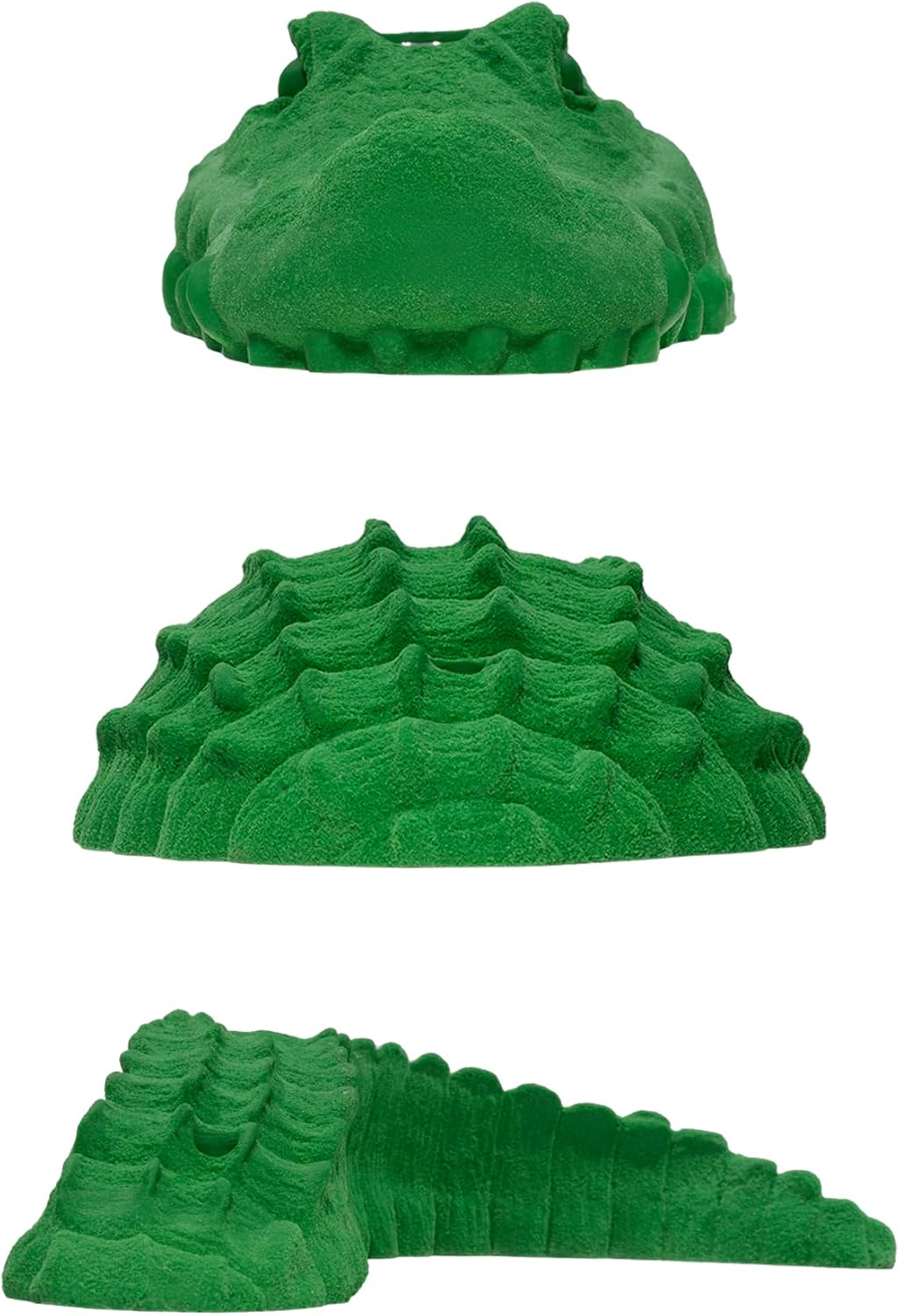 Atomik Rock Climbing Holds 3-Piece Alligator in Green