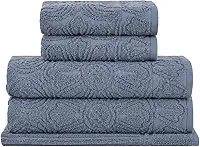 Buddemeyer Jogo de toalhas Florentina Extra Soft Banho Azul 5 peças
