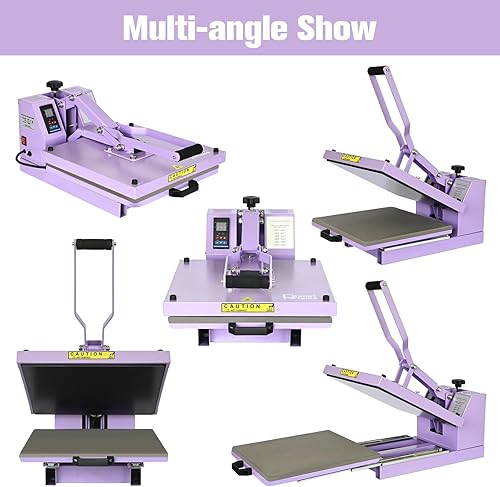 Miniatura 2 de Prensa de calor de 15 x 15 pulgadas, prensa de calor de sublimación de calidad industrial, máquina de transferencia de calor deslizante para