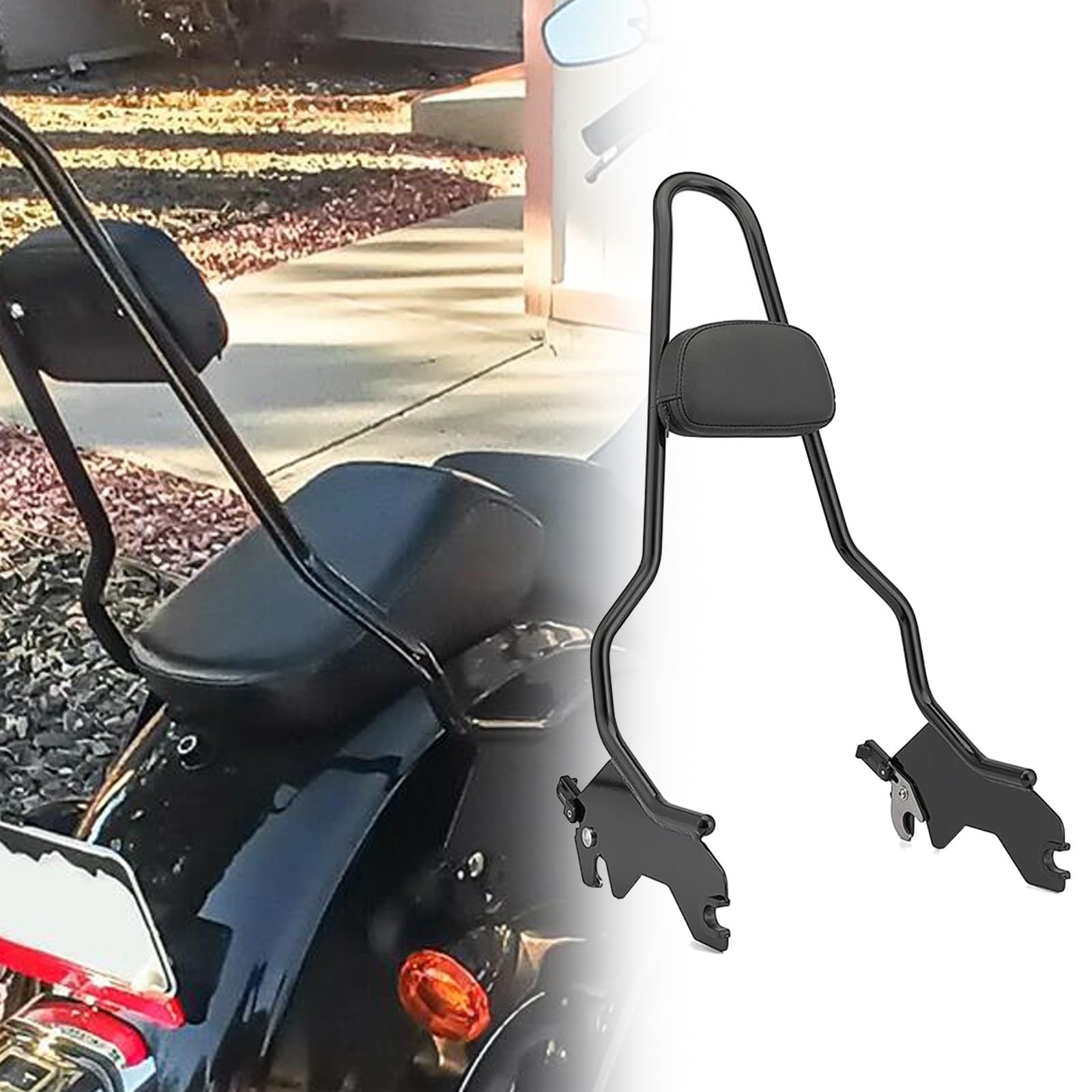 Barre de dossier passager moto pour s'évader en Softail FXLRST