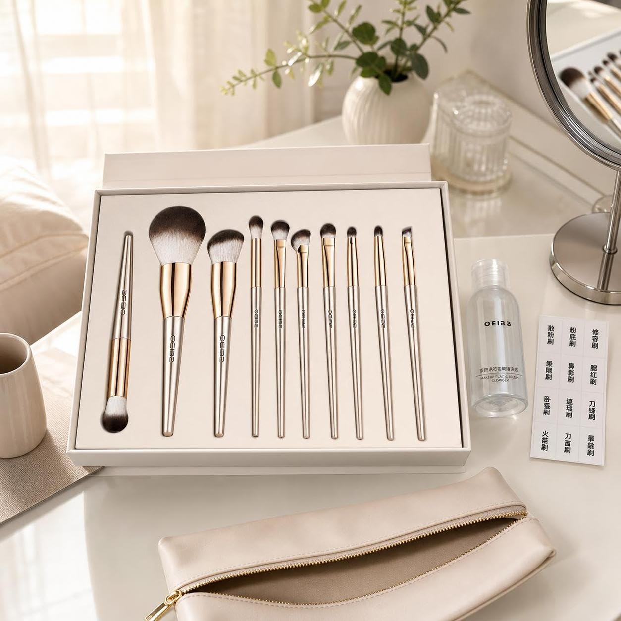 Set Pinceaux Maquillage Composite