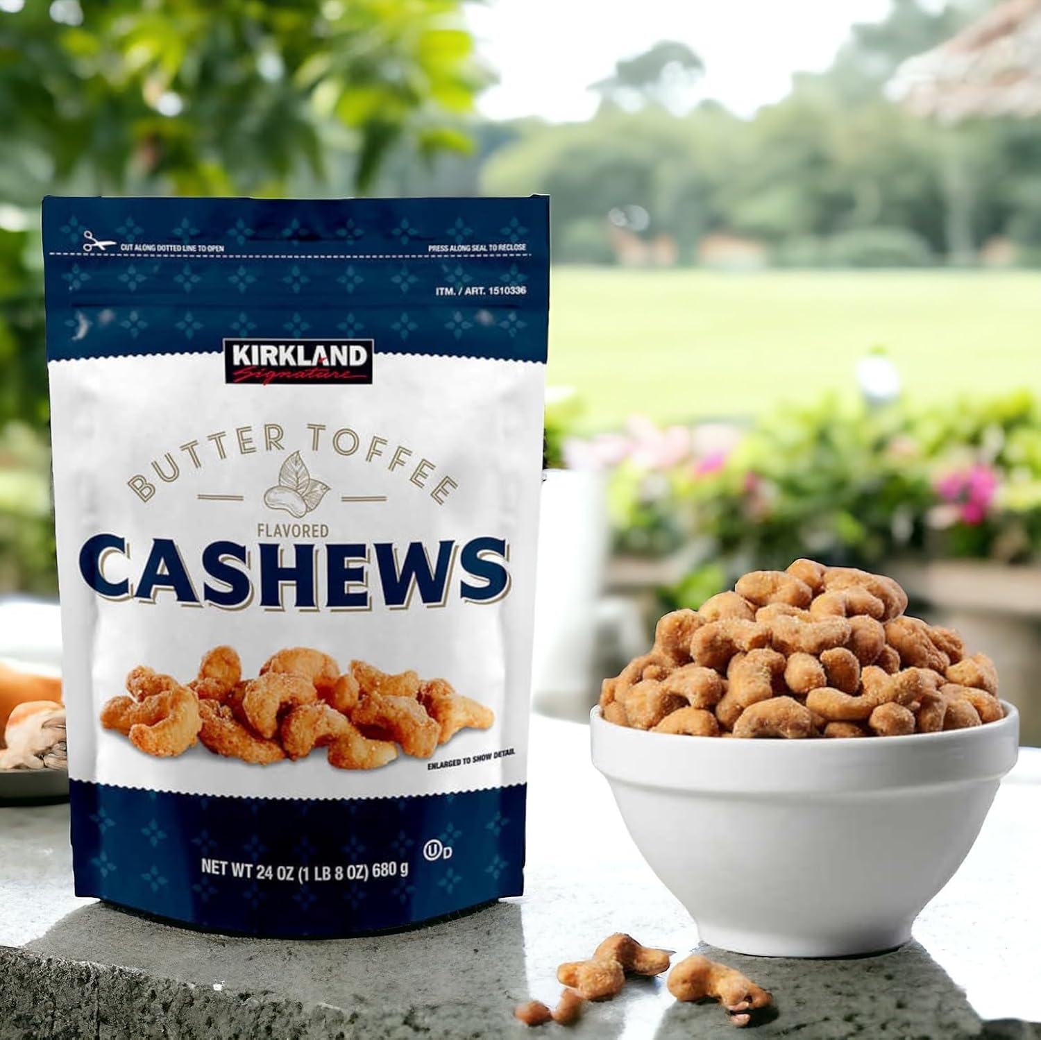 Kirkland Signature Butter Toffee Cashews, 24 oz Grocery