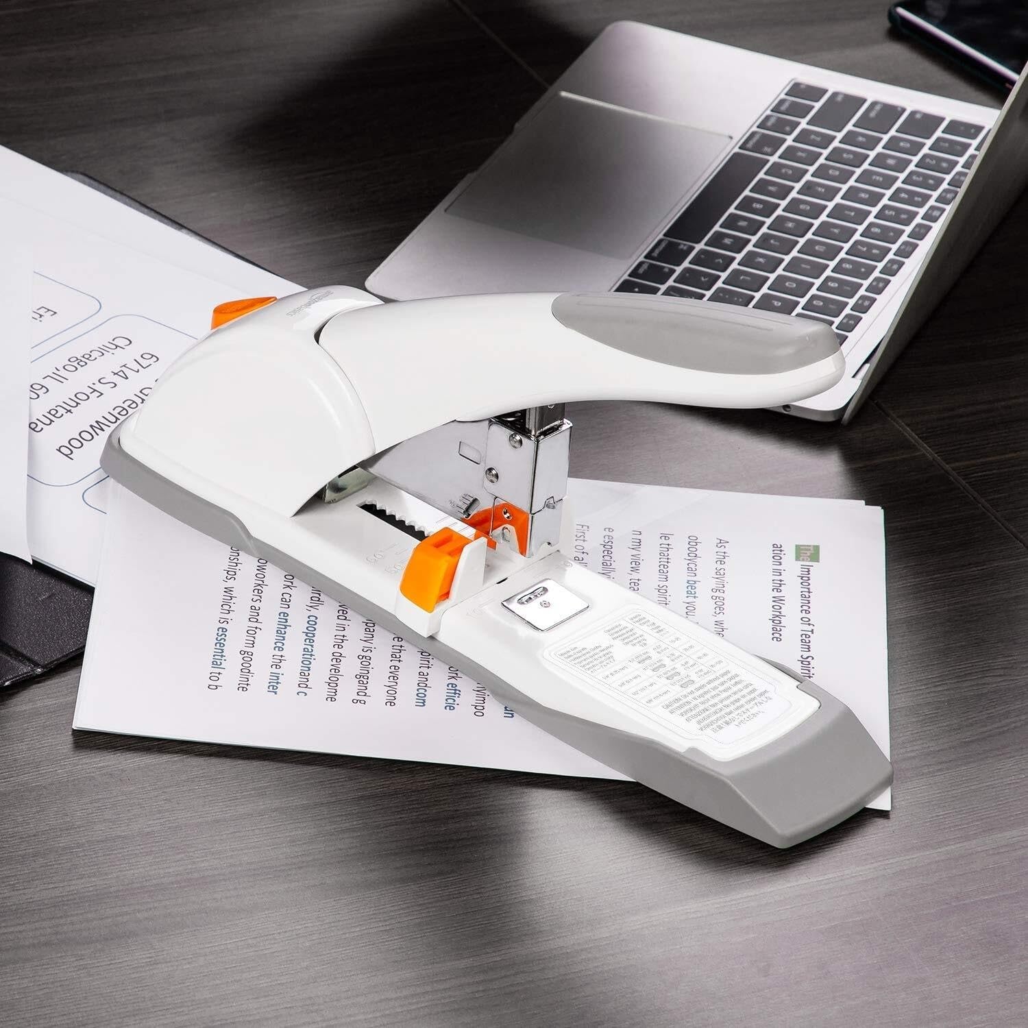 Cucitrice da Scrivania Cucitrice for Ufficio di Grandi Dimensioni, Resistente E di Base, Raccoglitore Grande E Spesso for Risparmiare Manodopera Spillatrici per Ufficio