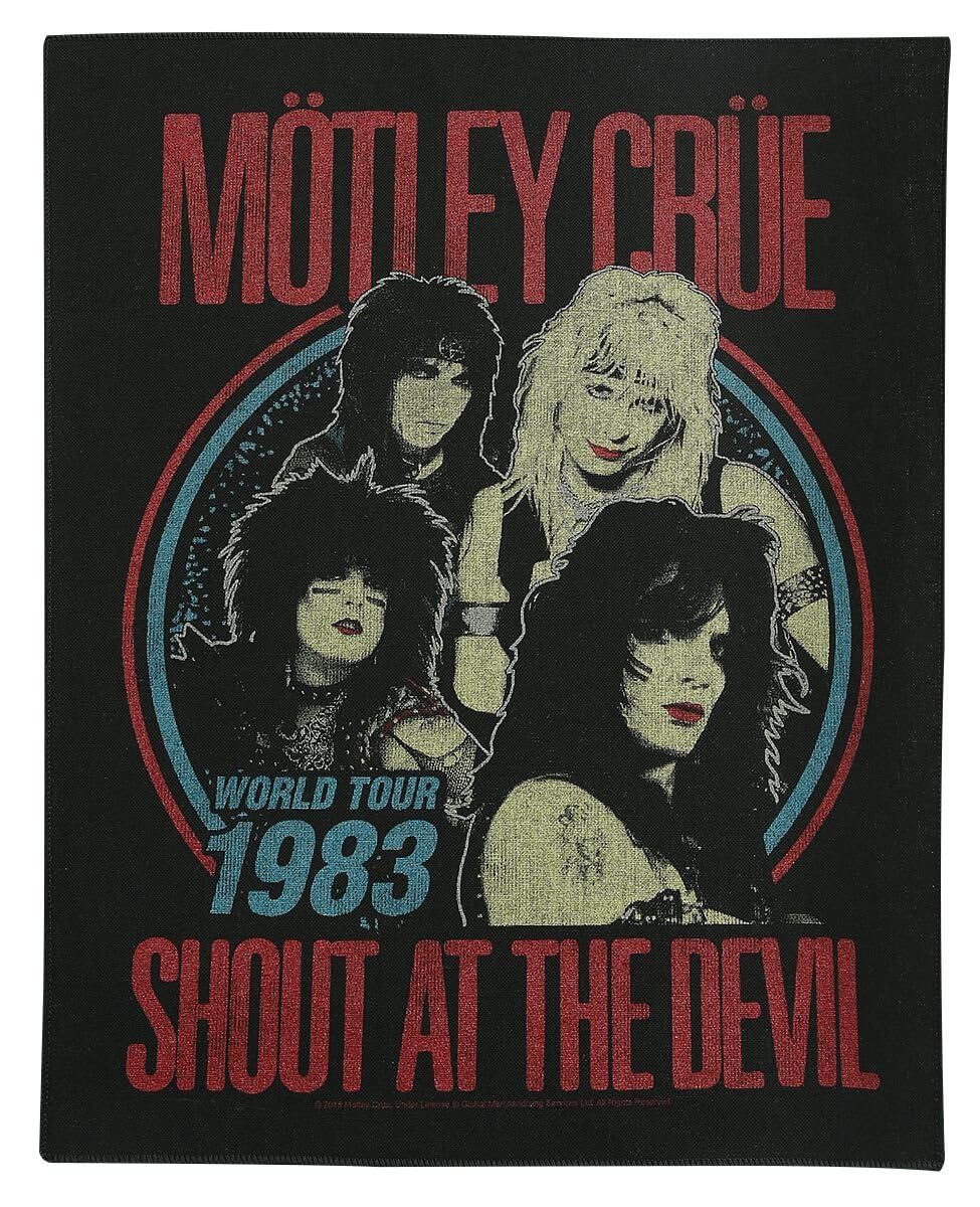 Amazon.com: XLG Motley Crue Shout At The Devil Back Patch Heavy